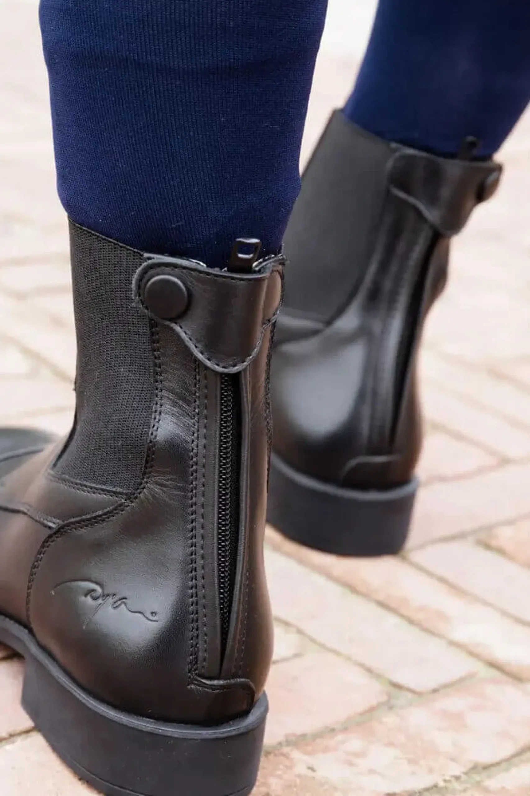 Stiefeletten, mit Schnürung, Leder, Damen, Herren