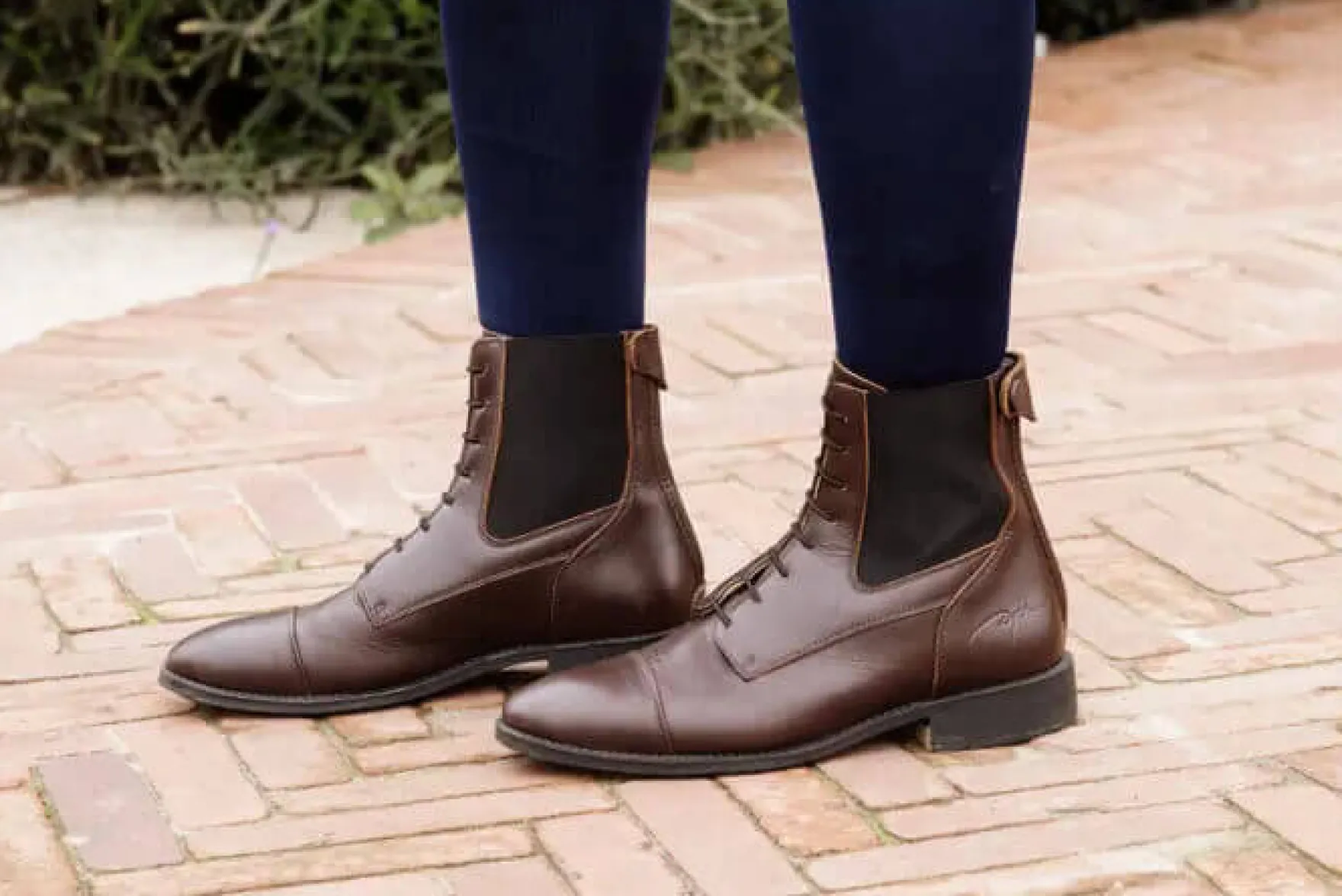 Stiefeletten, mit Schnürung, Leder, Damen, Herren