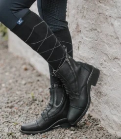 Stiefeletten Newcastle, Schnürstiefeletten, Reitstiefeletten, Leder, Damen, Herren