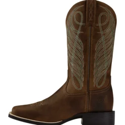 Stiefel Round Up Wide Square Toe, Leder, Western Boots, Damen