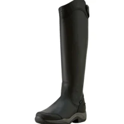 Stiefel Telluride Tall, Damen, Lederreitstiefel, wasserdicht, Schwarz