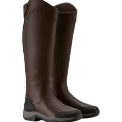 Stiefel Telluride Tall, Damen, Lederreitstiefel, wasserdicht, Braun
