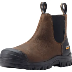 Stiefel Treadfast Chelsea Waterproof, Stahlkappen, Arbeitsstiefel, Leder, Herren
