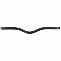 Stirnriemen Black Swarovski V-Shaped NEC, geschwungen