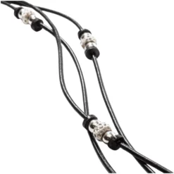 Stirnriemen Grace, Lederriemen mit Perlen