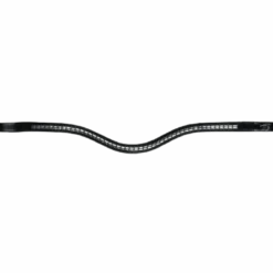 Stirnriemen Silver Clincher NEC, V-Shaped, geschwungen