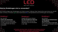 Therapiegamaschen LED-Rotlicht-Therapie FS26, Sprunggelenksgamasche, 2 Stück
