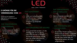 Therapiehufglocken LED-Rotlicht-Therapie FS26, 4 Stück