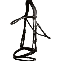 Trense Medium Flash Soft Leather Collection, englisch kombiniert, ohne Zügel