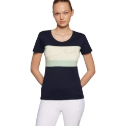 T-Shirt Damen Alba Crystals FS25, kurzarm