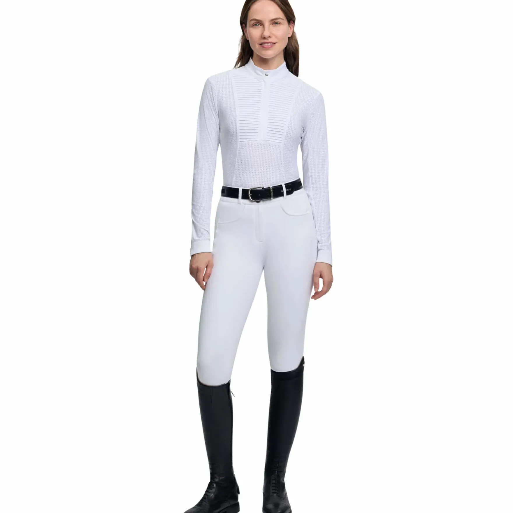 Turniershirt Damen Arielle, Turnierbluse, langarm