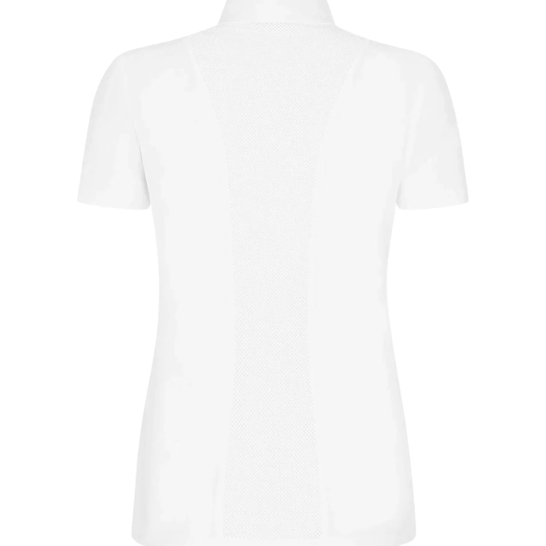 Turniershirt Damen Center Line Polo Mesh, kurzarm