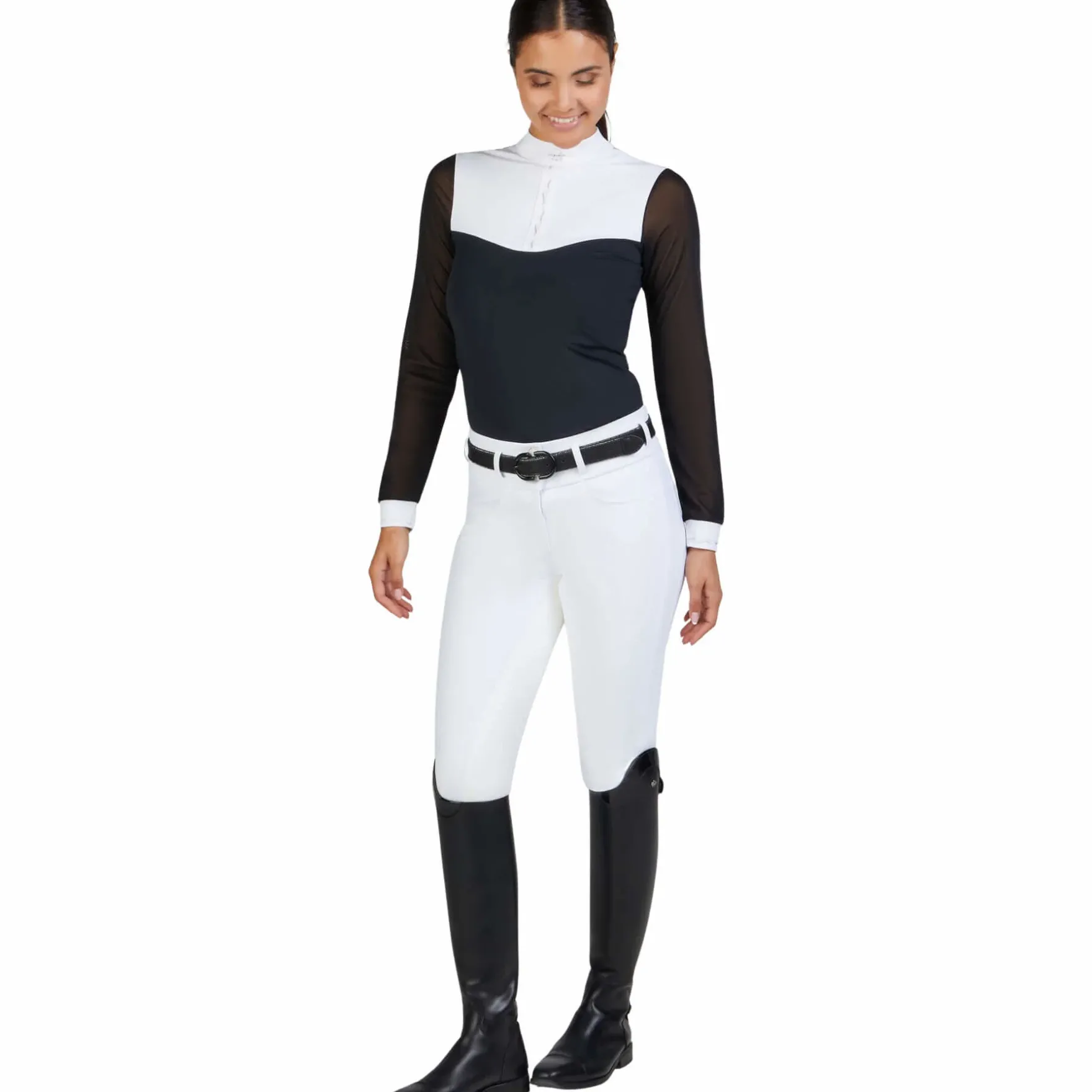 Turniershirt Damen Competition FS25, Turnierbluse, langarm