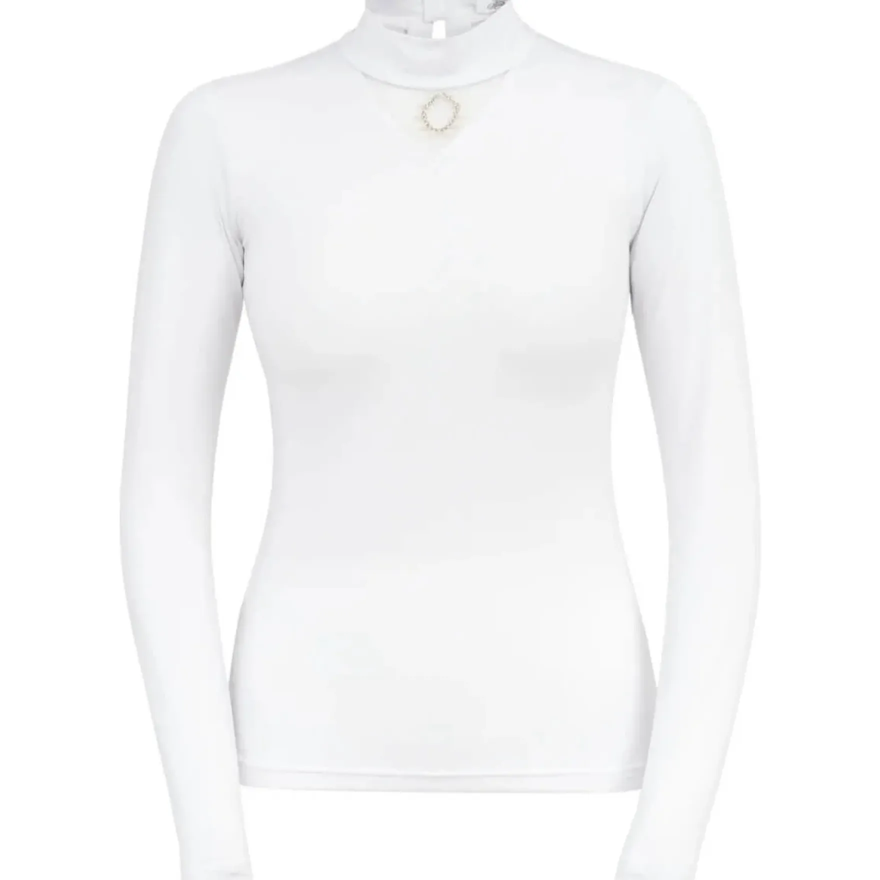 Turniershirt Damen Crystal Drop, langarm