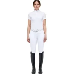 Turniershirt Damen CT Dash S/S Competition Polo FS23, kurzarm