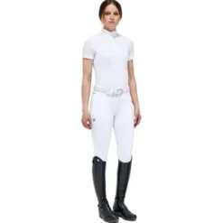 Turniershirt Damen CT Dash S/S Competition Polo FS23, kurzarm