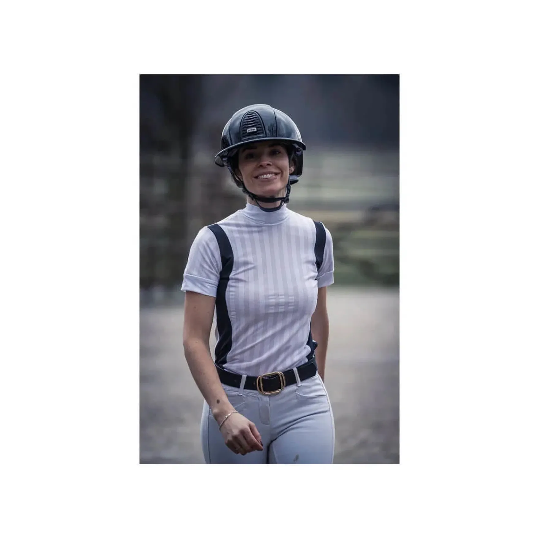 Turniershirt Damen Duo Harmony, kurzarm
