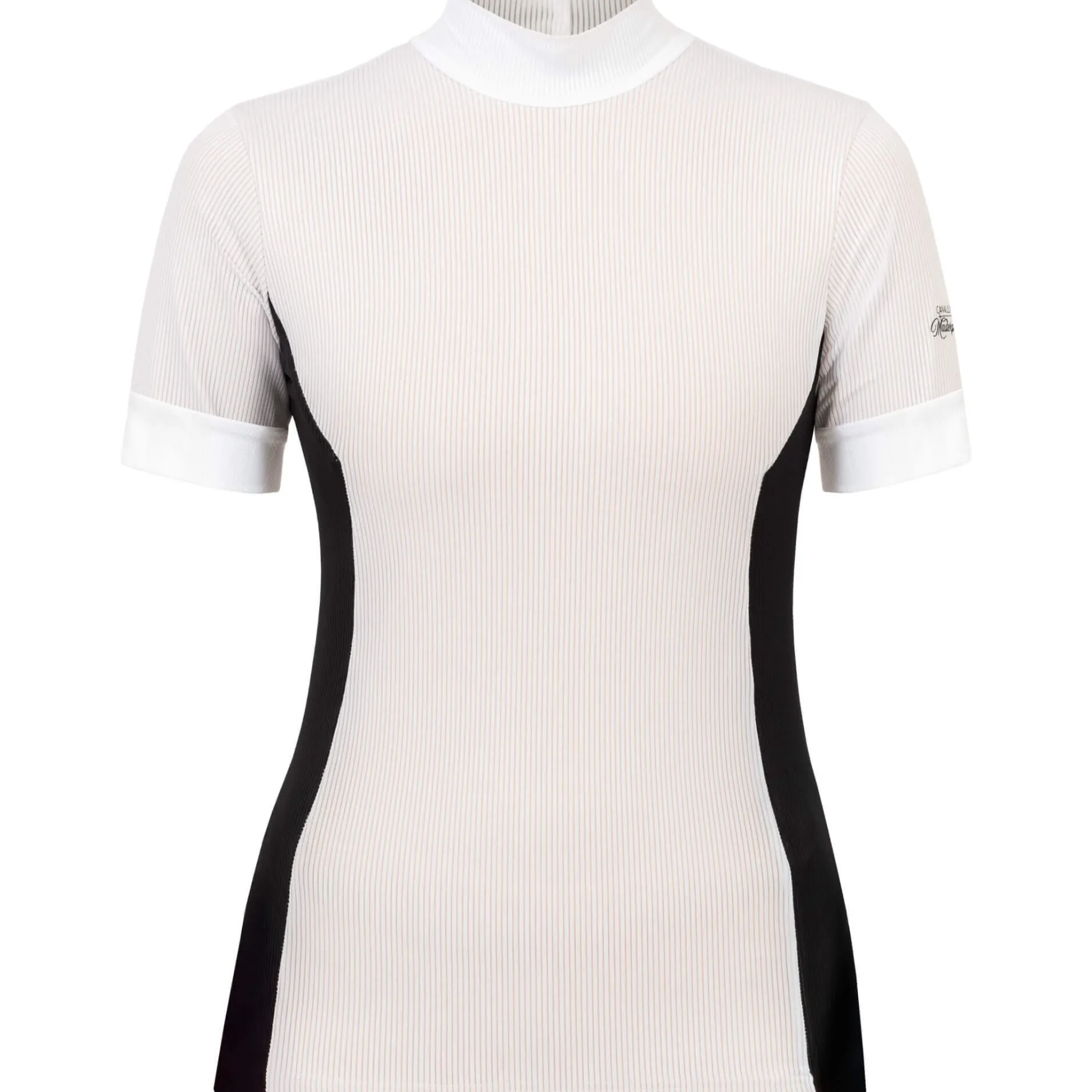 Turniershirt Damen Elegant Stripe, kurzarm