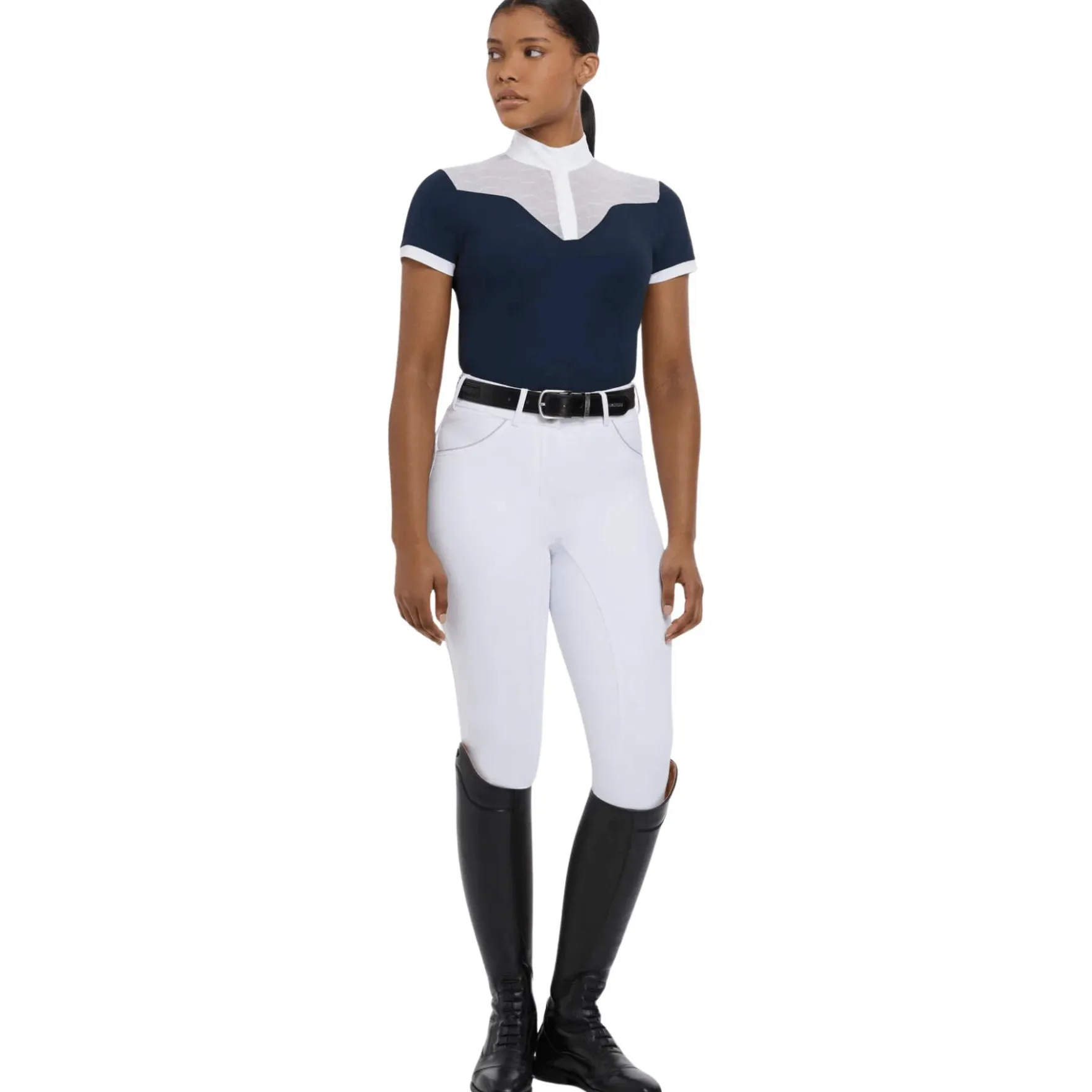 Turniershirt Damen Emily Show Shirt, kurzarm