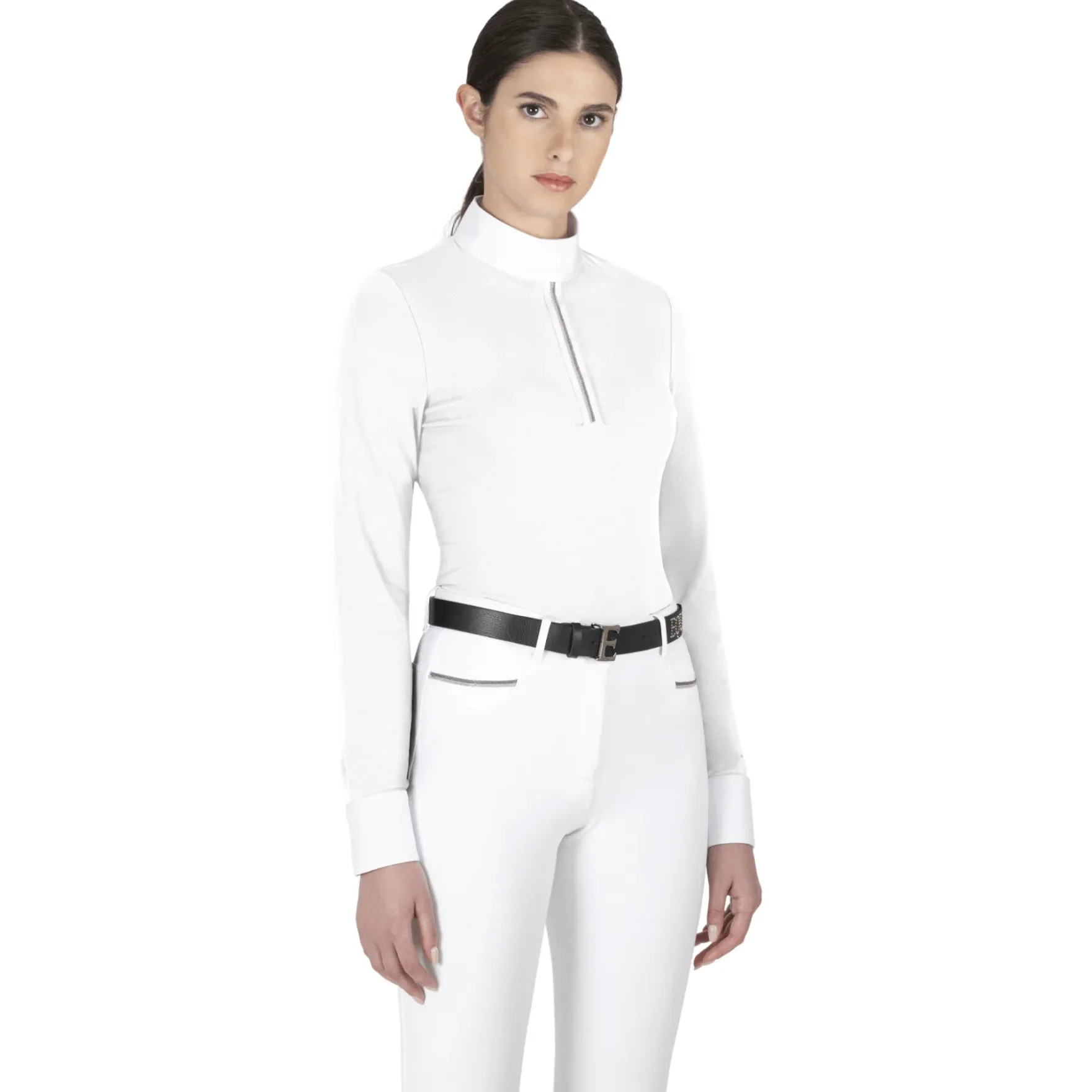 Turniershirt Damen Gannerg HW23, Turnierbluse, langärmlig