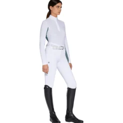 Turniershirt Damen Jersey Perforated Inserts, langarm, UV-Shirt