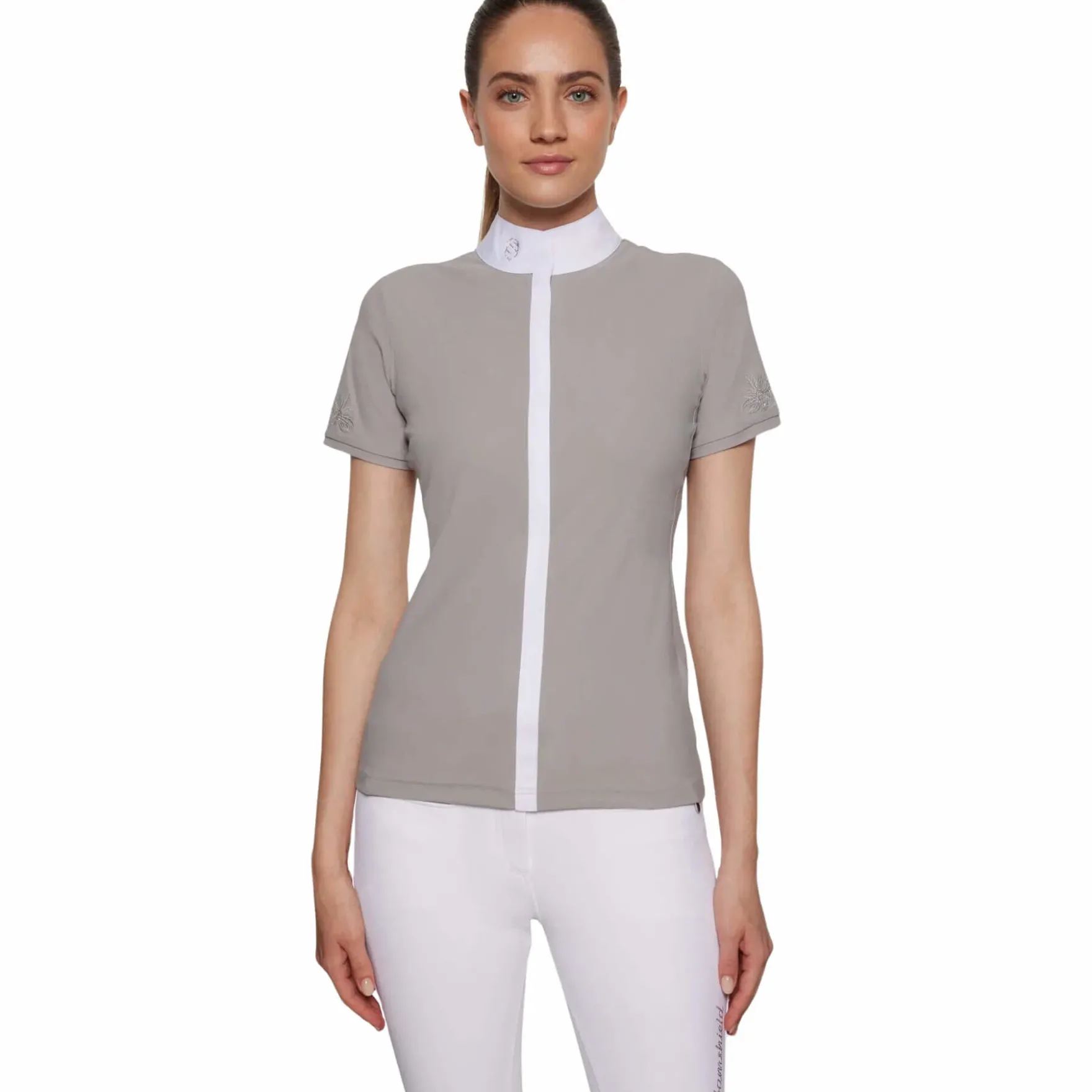 Turniershirt Damen Julia Spring Flower, kurzarm, UV-Schutz