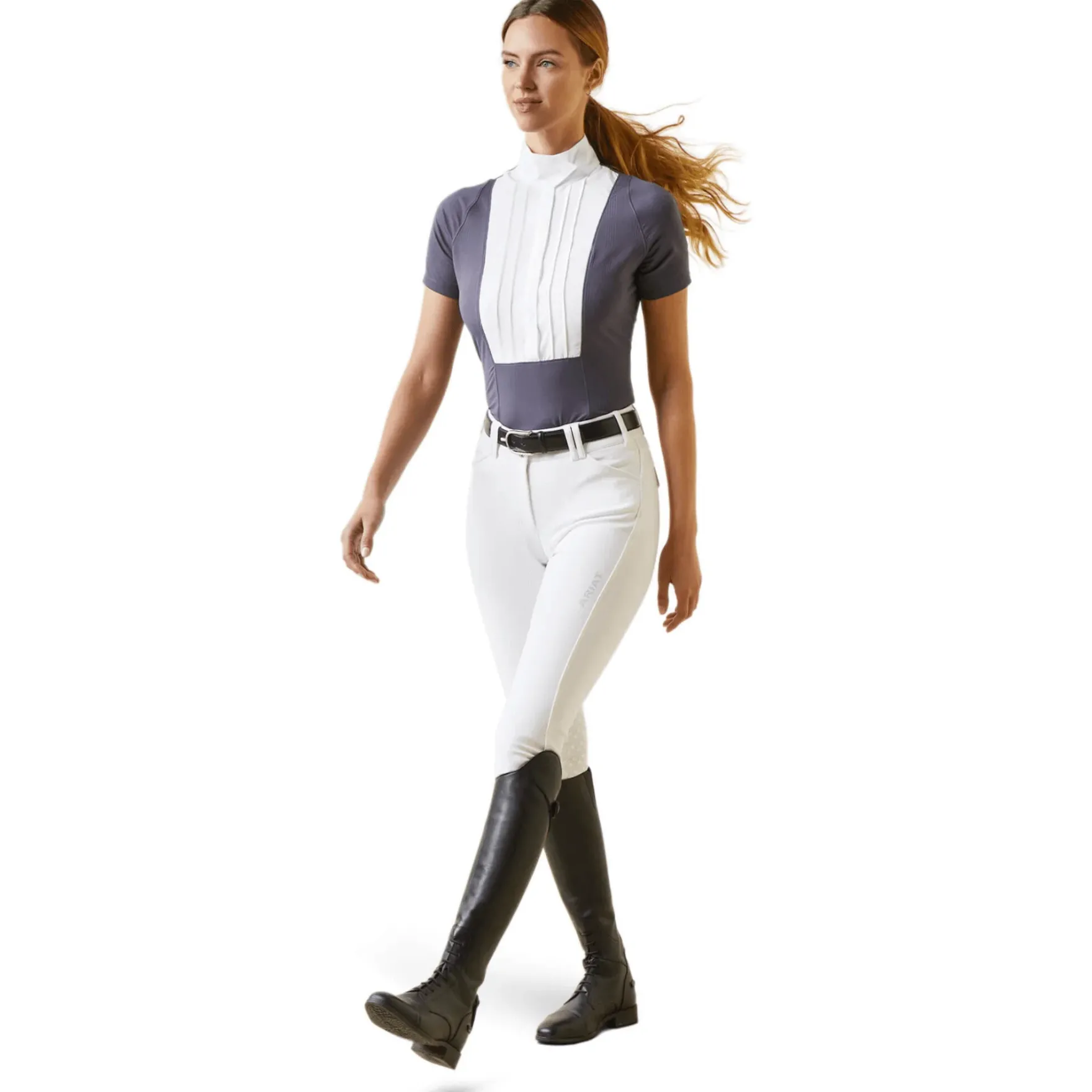 Turniershirt Damen Luxe, kurzarm
