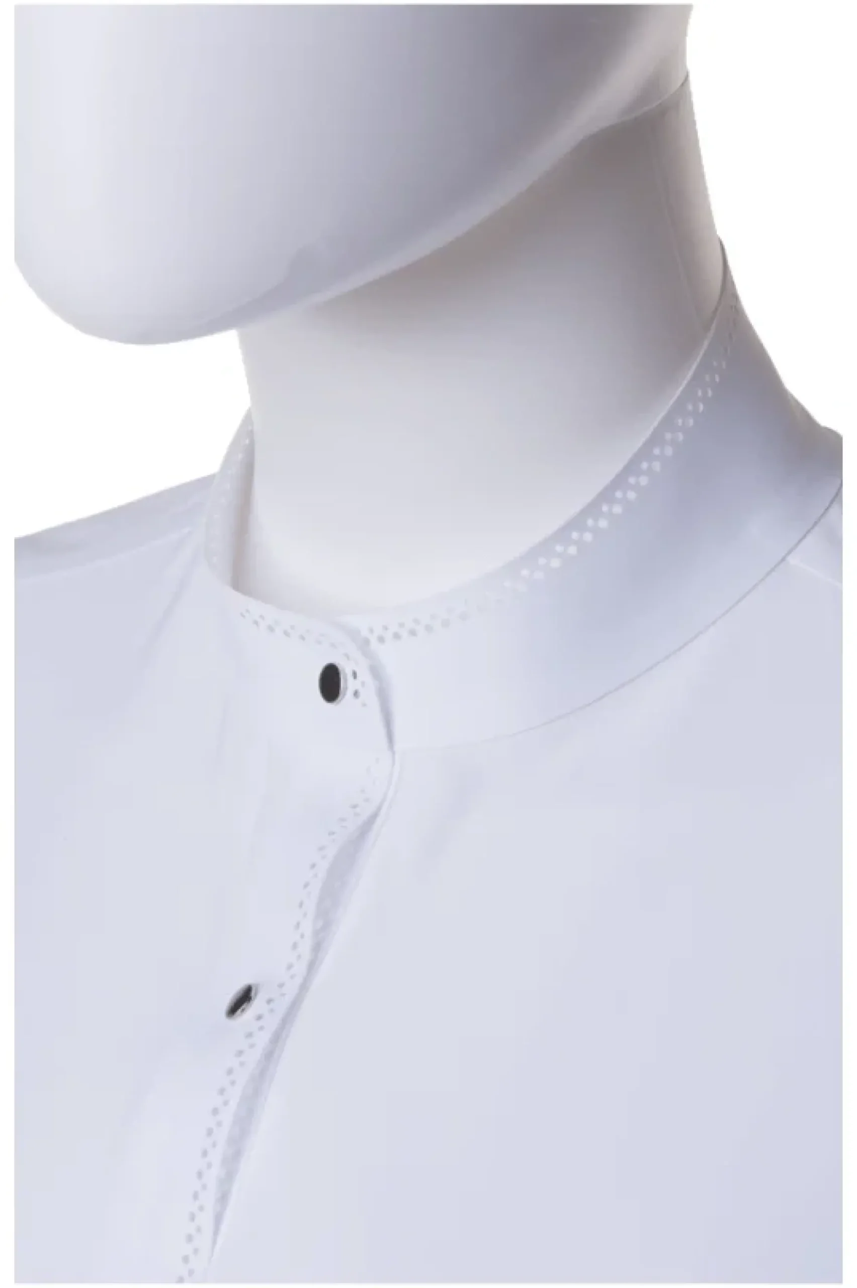 Turniershirt Damen Melody Star White, langarm