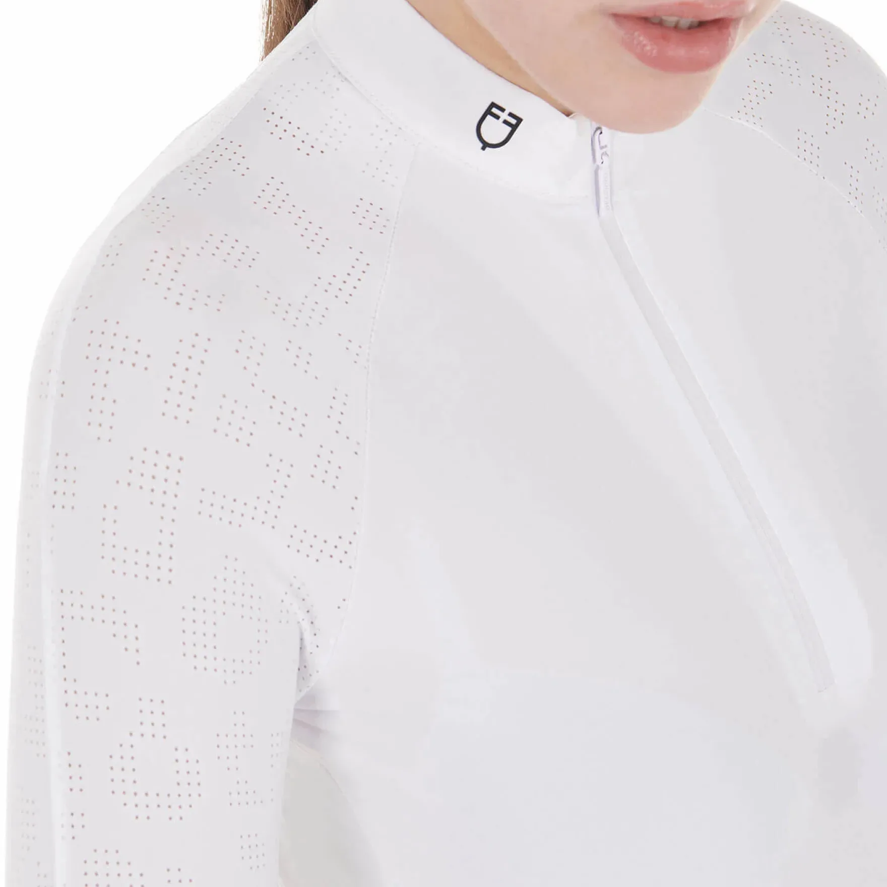 Turniershirt Damen, Mesh, langarm