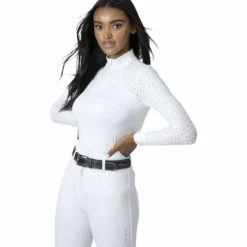 Turniershirt Damen Olivia Show Shirt, langarm