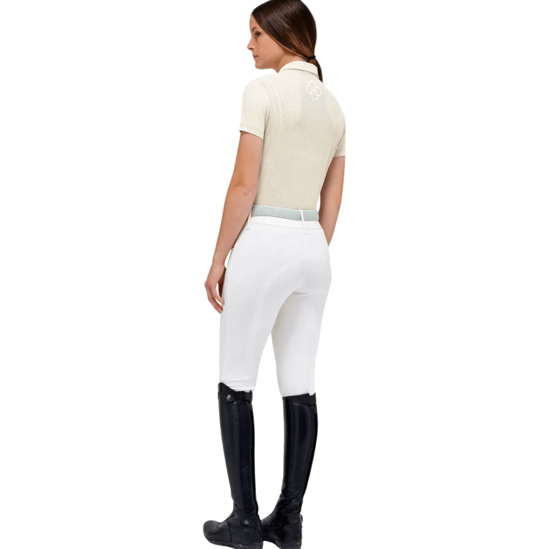 Turniershirt Damen Perforated Jersey, Turnierpolo, kurzarm