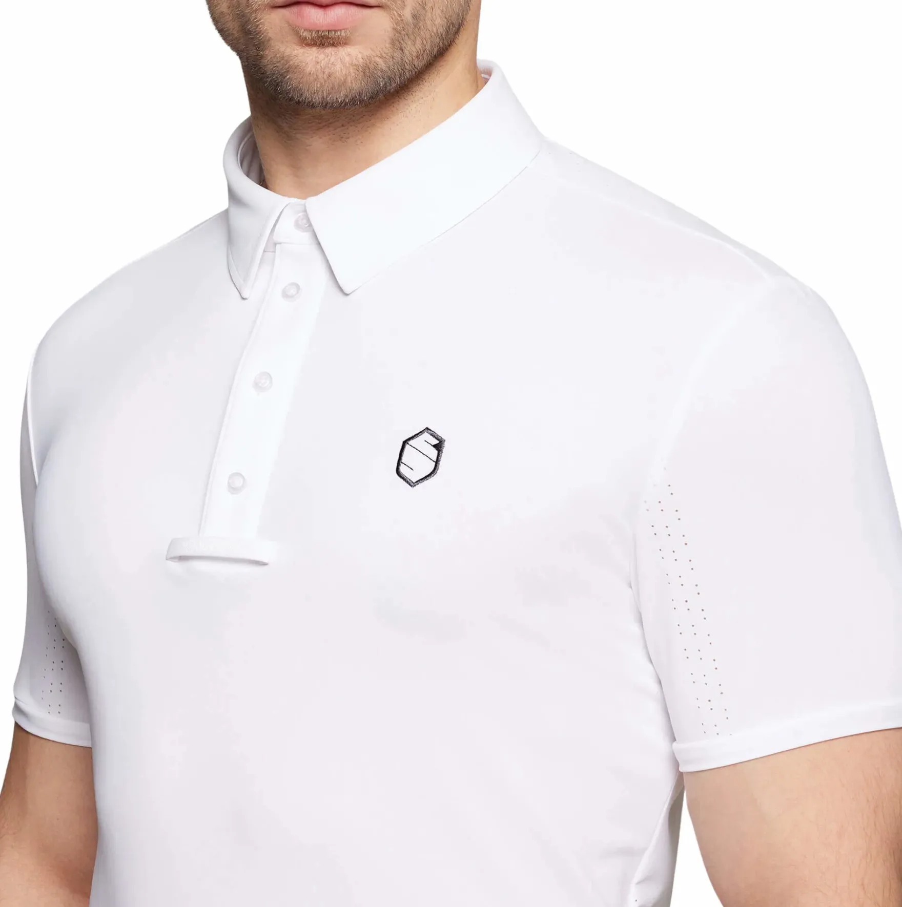 Turniershirt Herren Calvin, kurzarm, UV-Schutz