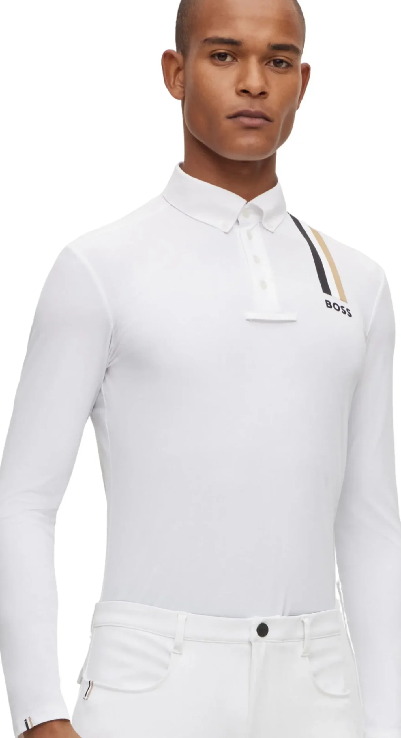 Turniershirt Herren Nick Signature Stripe HW23, langarm