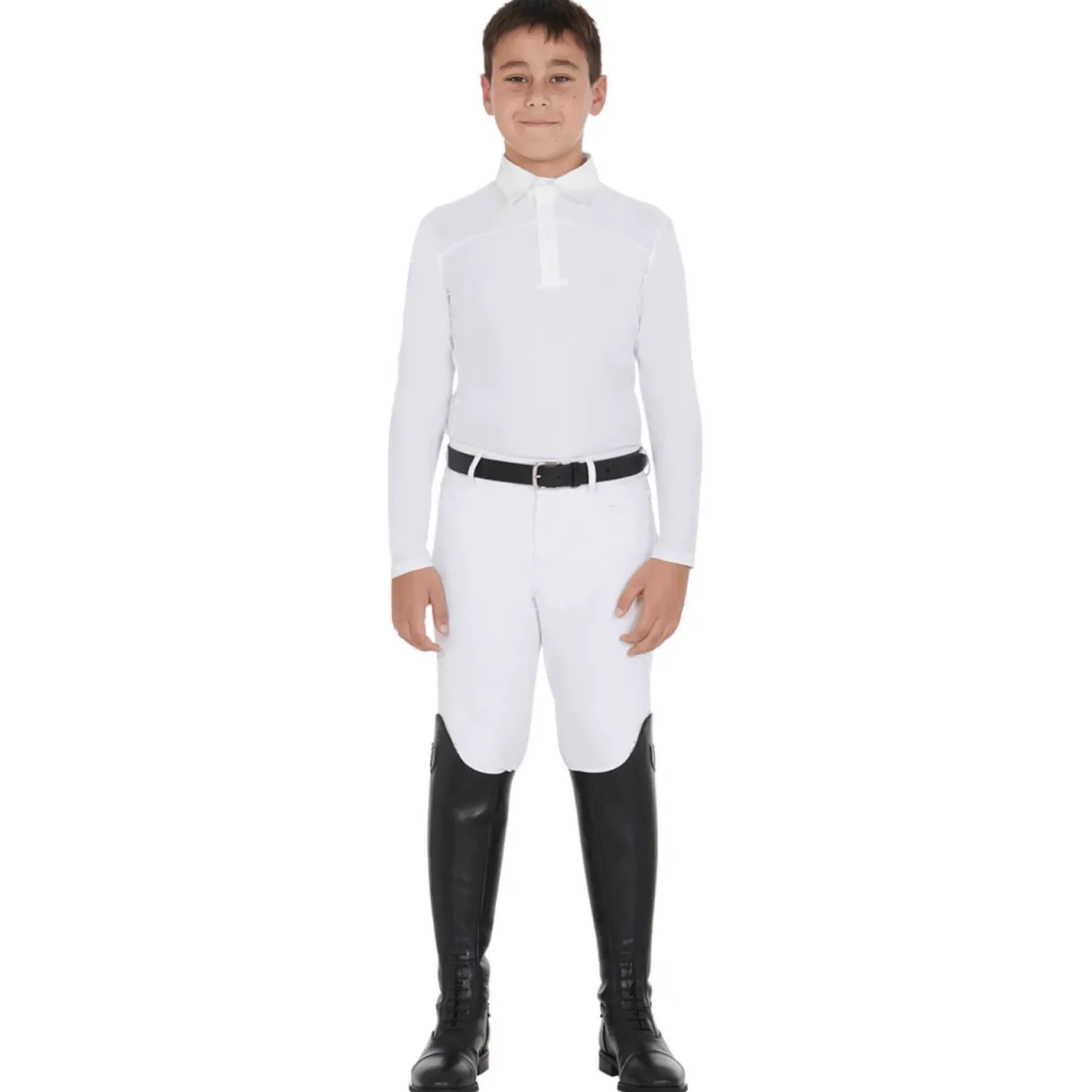 Turniershirt Jungen, langarm