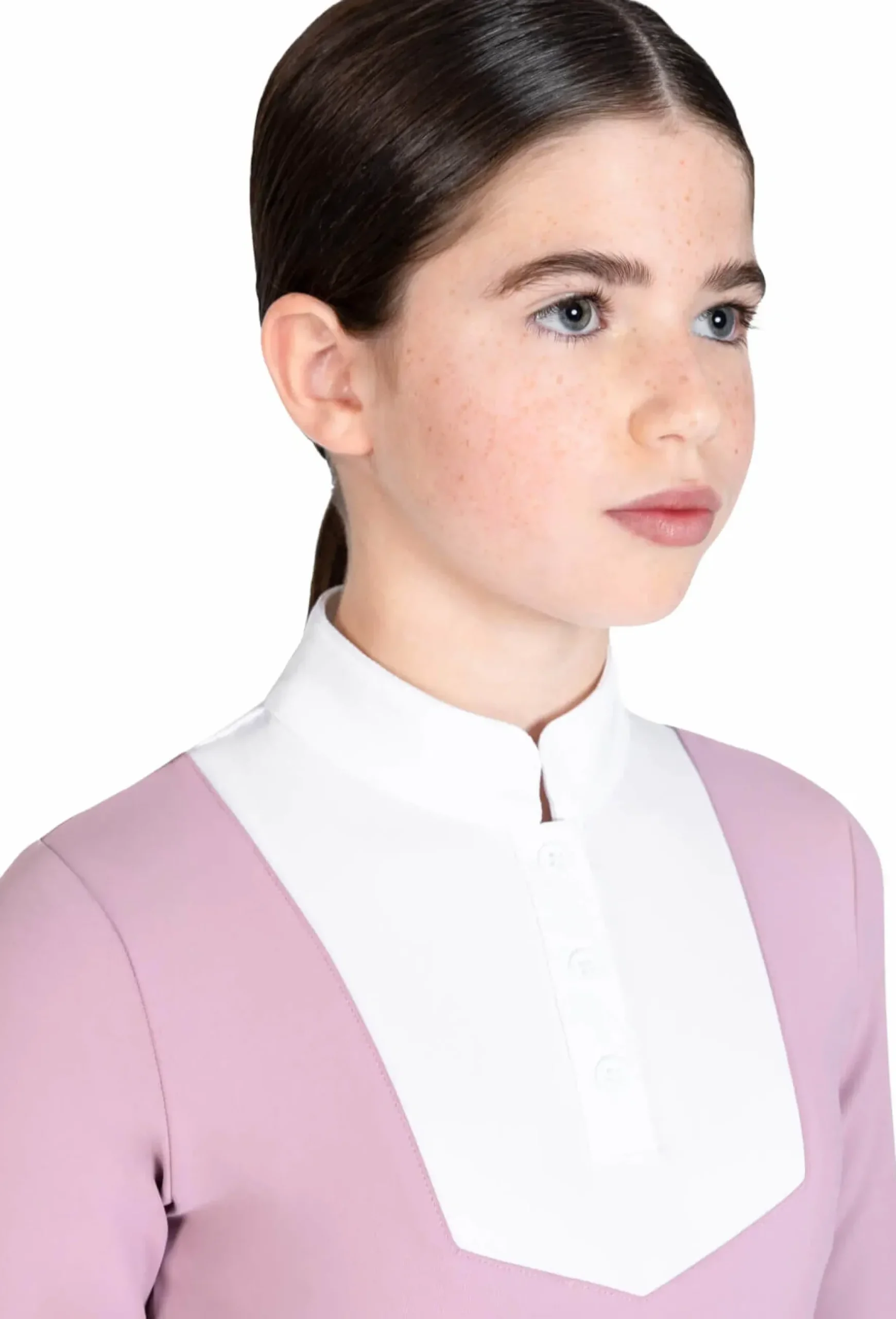 Turniershirt Kinder YR Sienna Show Shirt, langarm