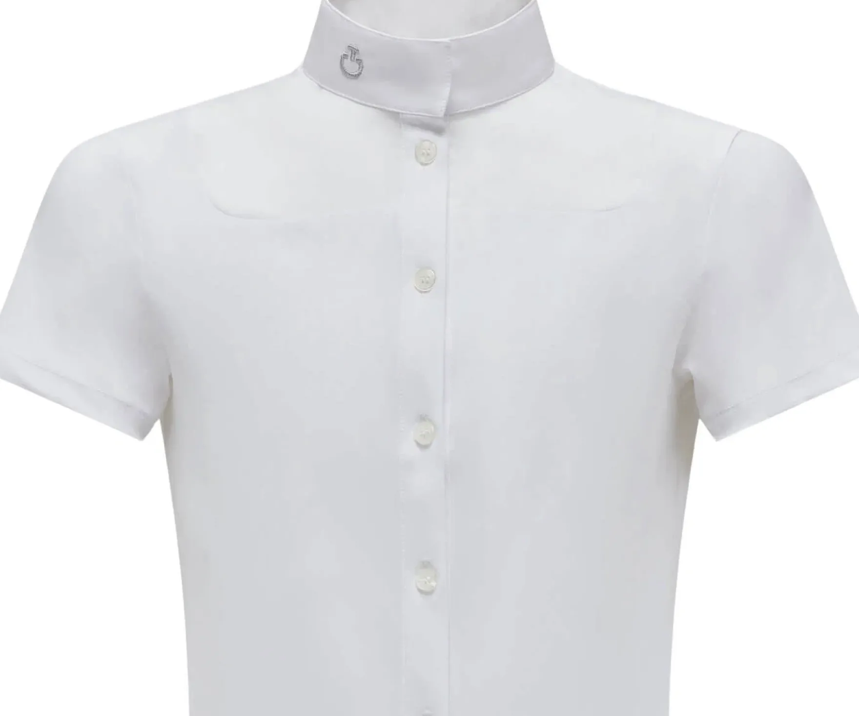 Turniershirt Mädchen Jersey Poplin Bib S/S, kurzarm