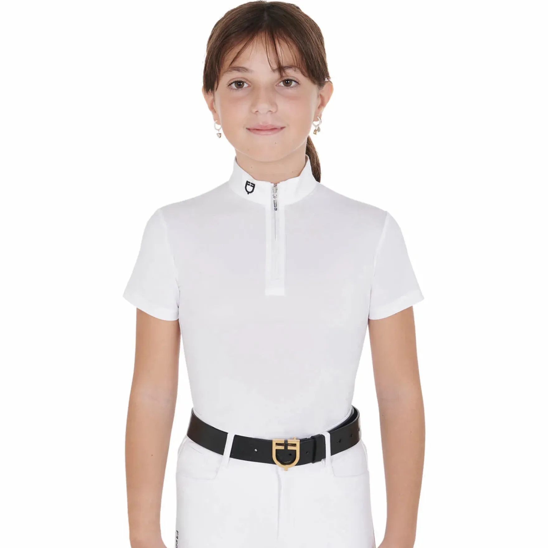 Turniershirt Mädchen, kurzarm