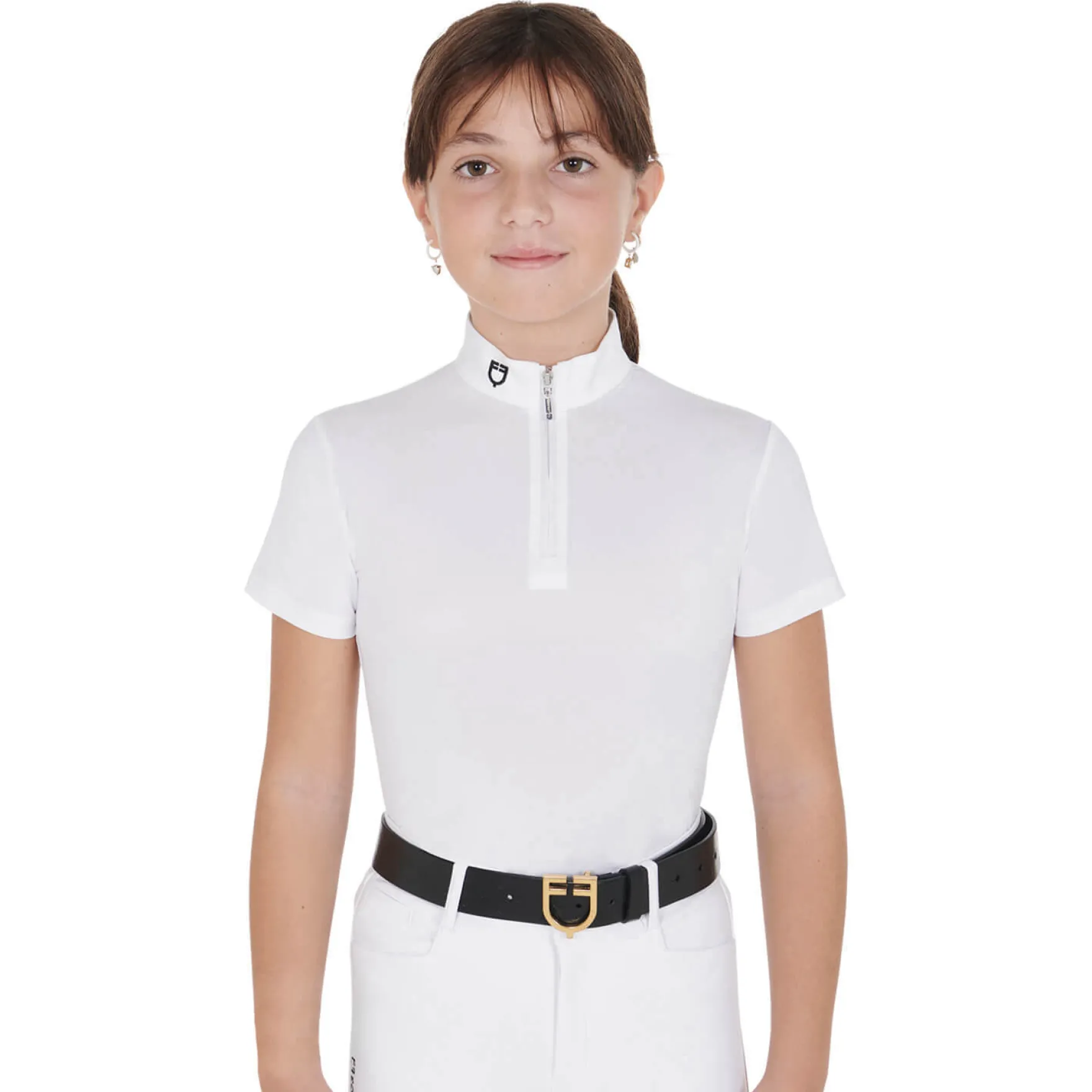 Turniershirt Mädchen, kurzarm