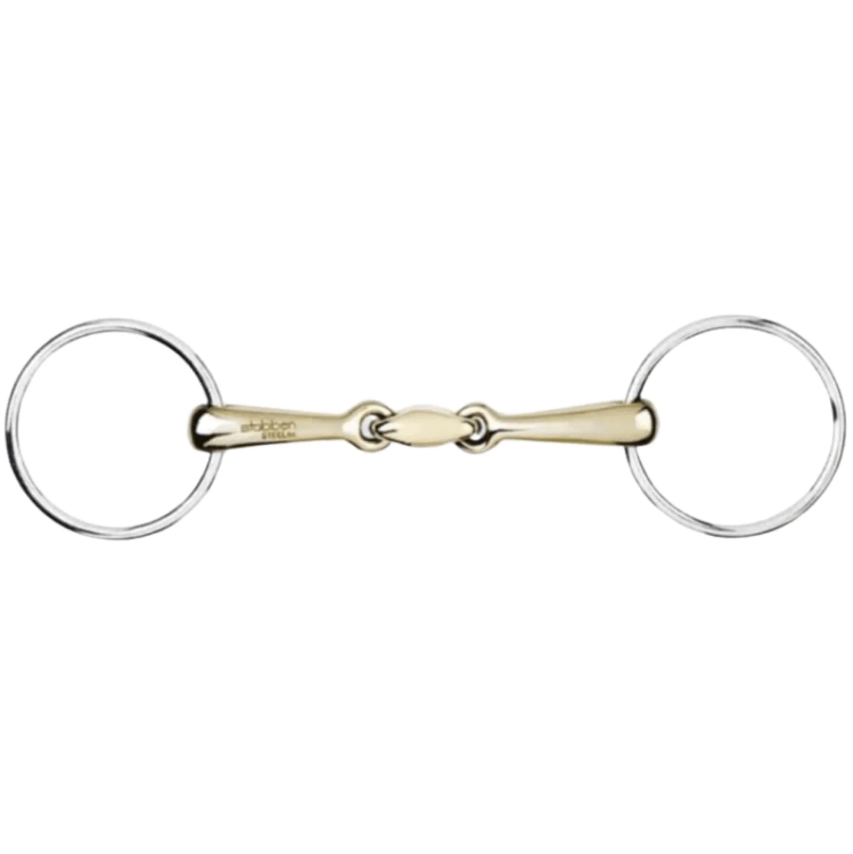 Unterlegtrense, doppelt gebrochen, Sweet Copper, Gebiss