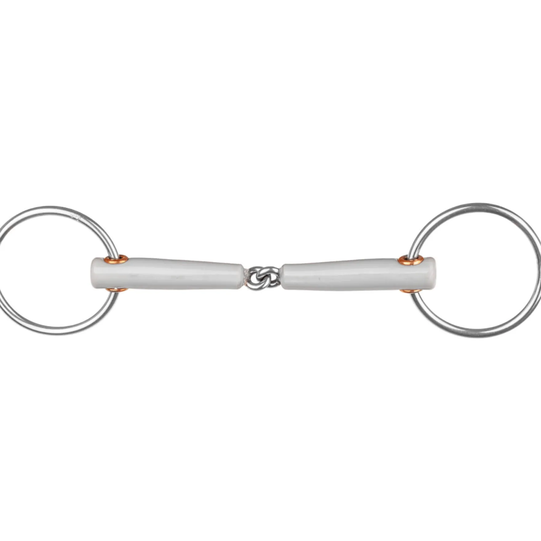 Unterlegtrense, Gebiss, einfach gebrochen, Ring 6 cm