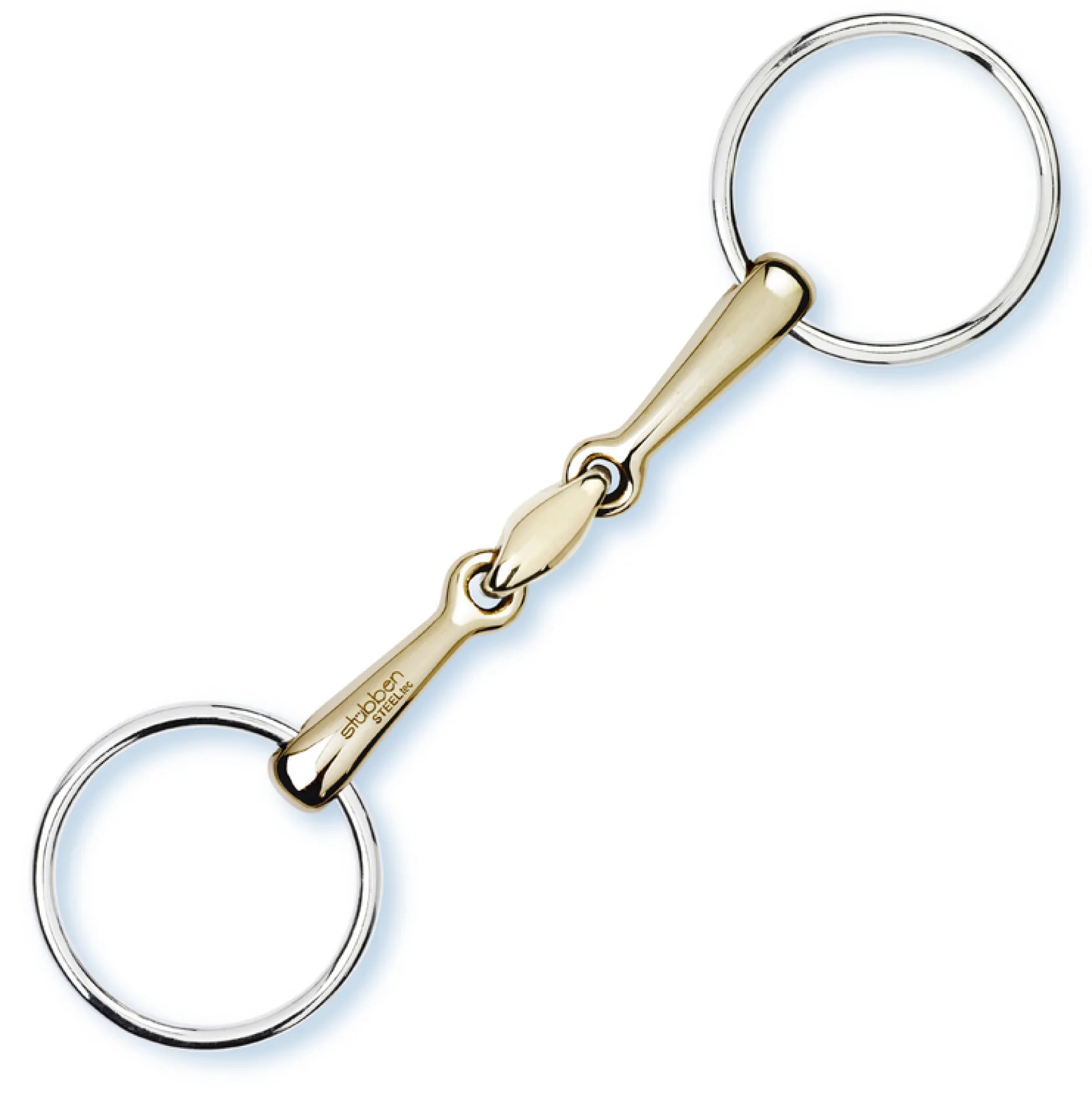 Unterlegtrense Sweet Copper, doppelt gebrochen, Gebiss