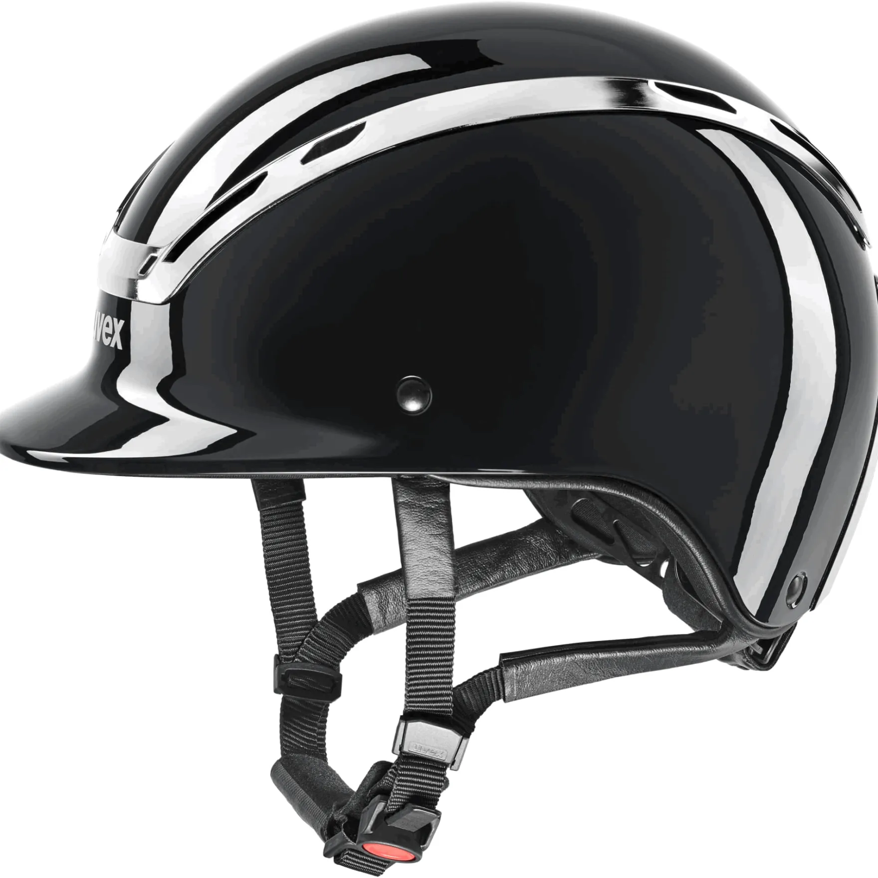 Uvex Reithelm Exxeed Shiny Chrome