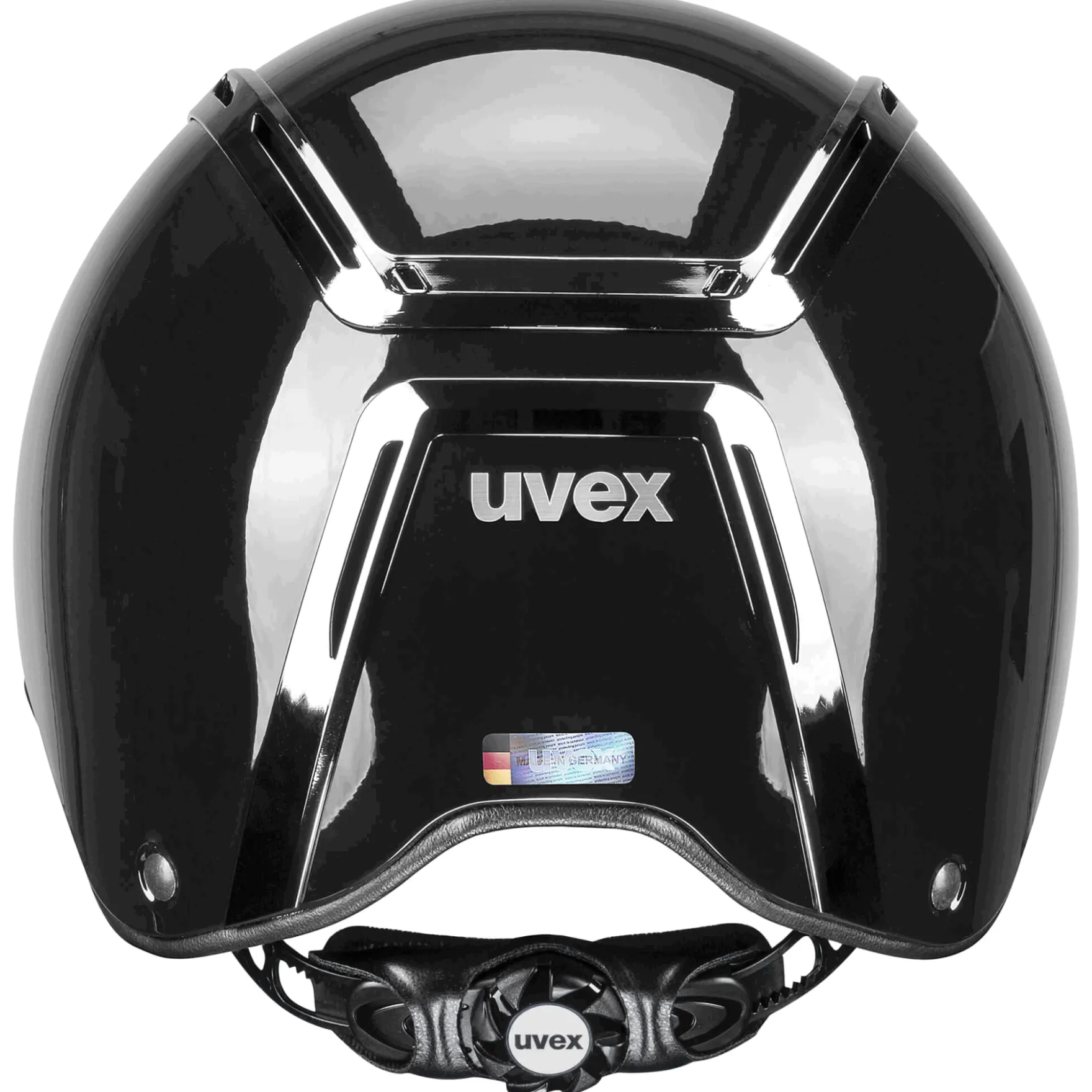 Uvex Reithelm Exxeed Shiny Chrome