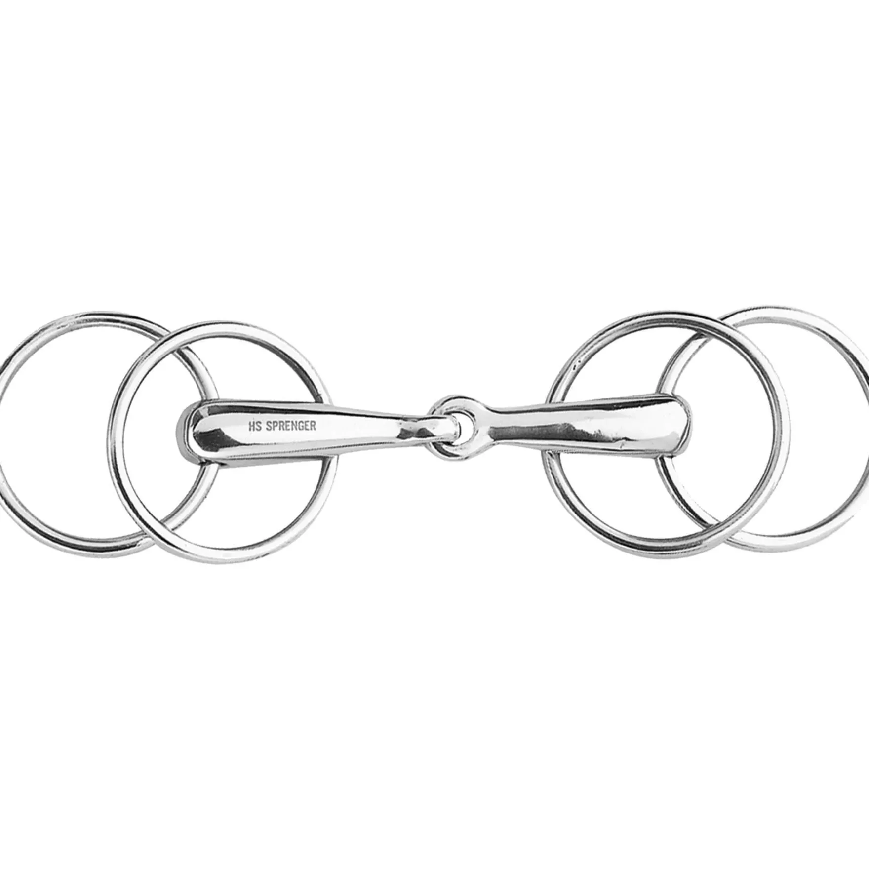 Wassertrense mit 4 Ringen, Gebiss