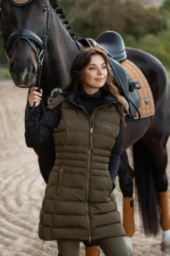 Weste Damen Harper Longline HW24, Steppweste, Langweste