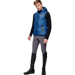 Weste Herren Nylon Hooded HW22, Pufferweste