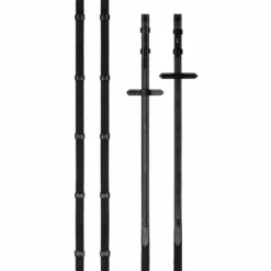 Zügel E089, Gurtzügel, mit Ledereinsätzen