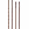 Zügel 4E137, Lederzügel, mit Stegen, 16 mm