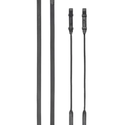 Zügel E138, Lederzügel, rund genäht, ohne Stege