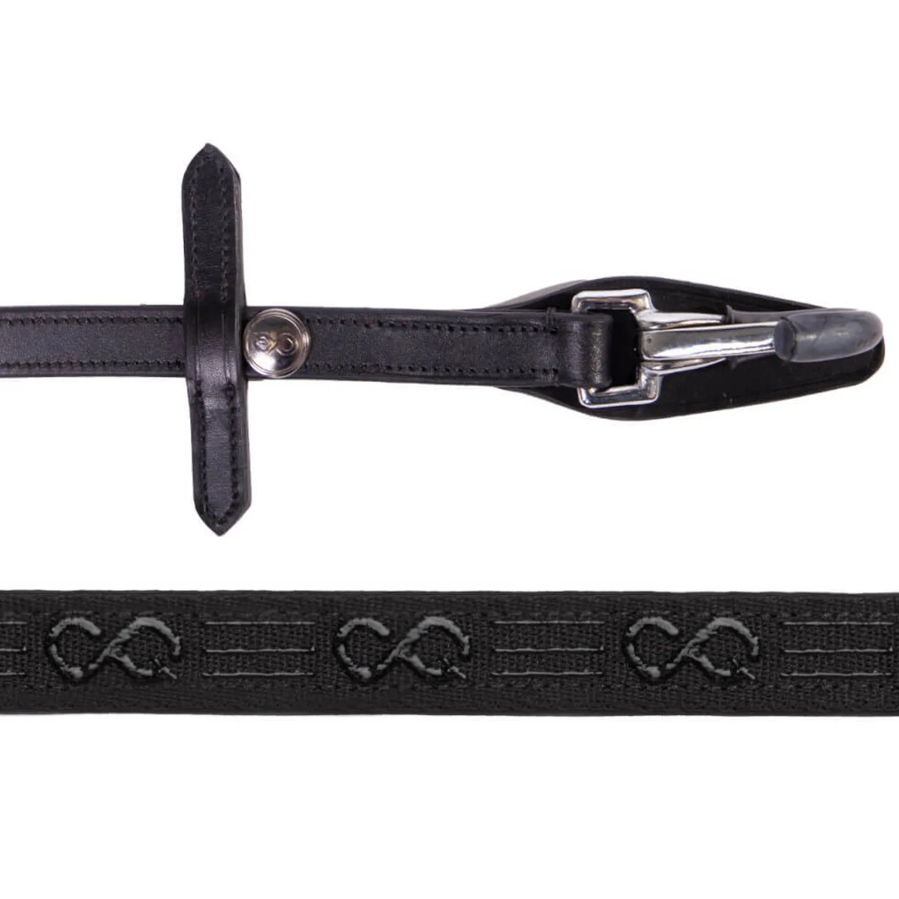 Zügel FayRein mit Clip, 16 mm, mit Martingalstopper
